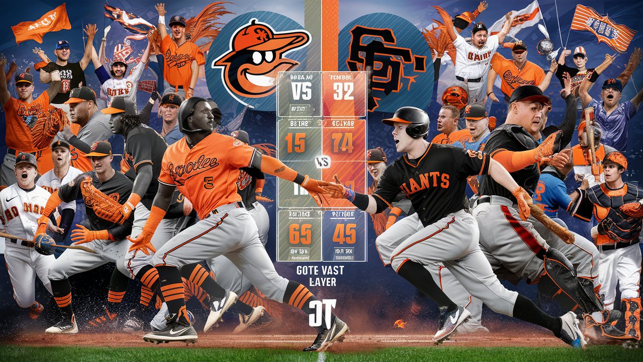 baltimore orioles vs san francisco giants match player stats