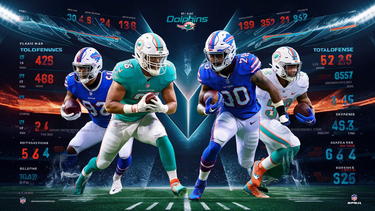 miami dolphins vs buffalo bills match player stats